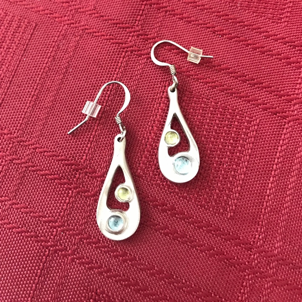 Amos Pewter earrings